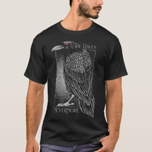 T-shirt Edgar Allan Poe The Raven Nevermore T-ShirtEdgar A