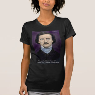 T-shirt Edgar Allen Poe Citation "The Raven" Cadeaux et ca