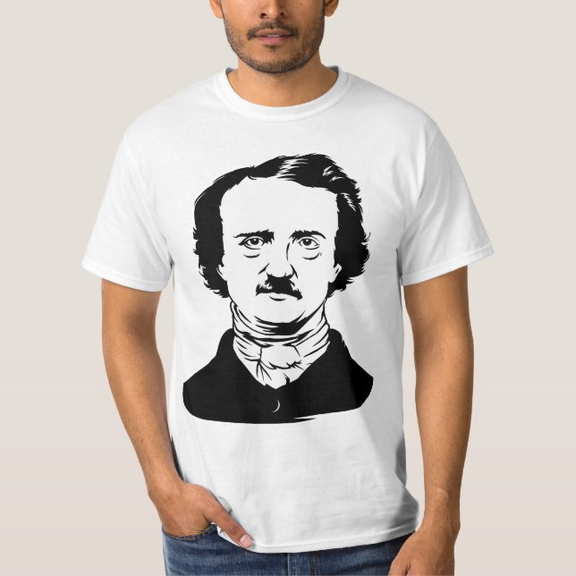 T-shirt Edgar Allen Poe Raven (Devant)
