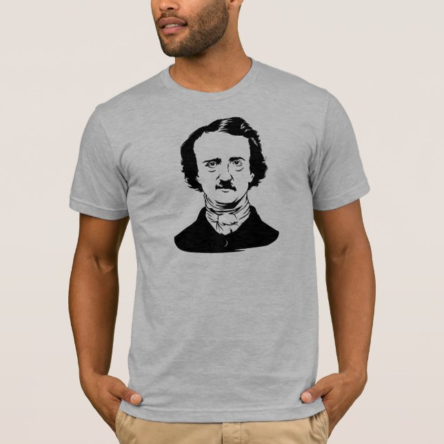 T-shirt Edgar Allen Poe Raven (Devant)