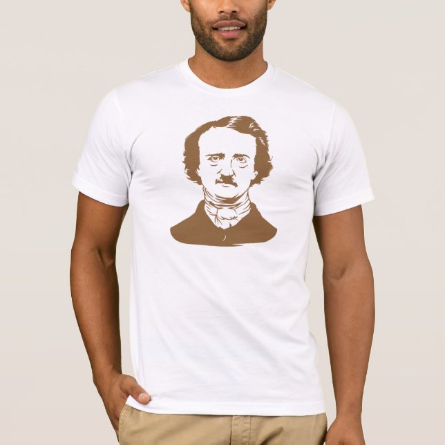 T-shirt Edgar Allen Poe Raven (Devant)