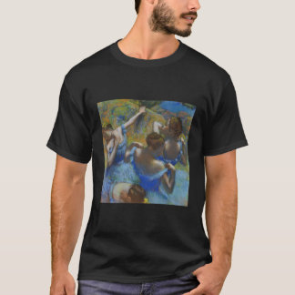T-shirt Edgar Degas Ballerina'S In Blue Ballet Impressioni