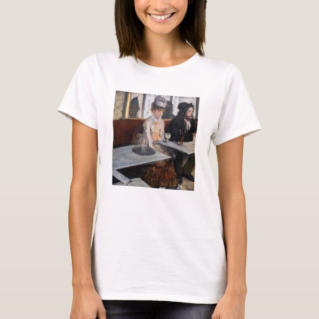 T-shirt Edgar Degas - Dans un café / L'Absinthe (Devant)
