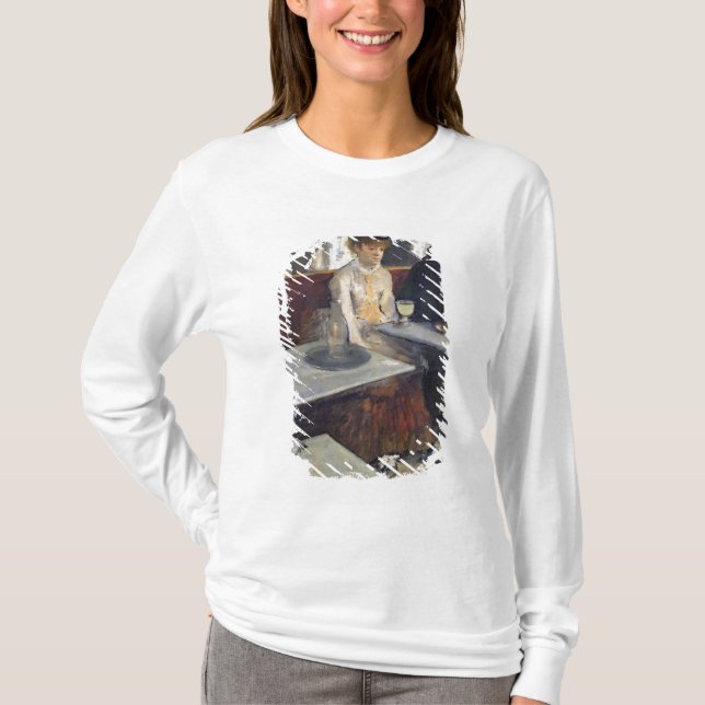 T-shirt Edgar Degas | dans un café, ou l'absinthe (Devant)