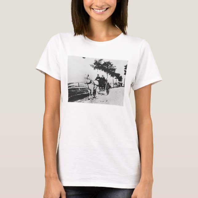 T-shirt Edgar Degas | Edgar Degas et un ami (Devant)