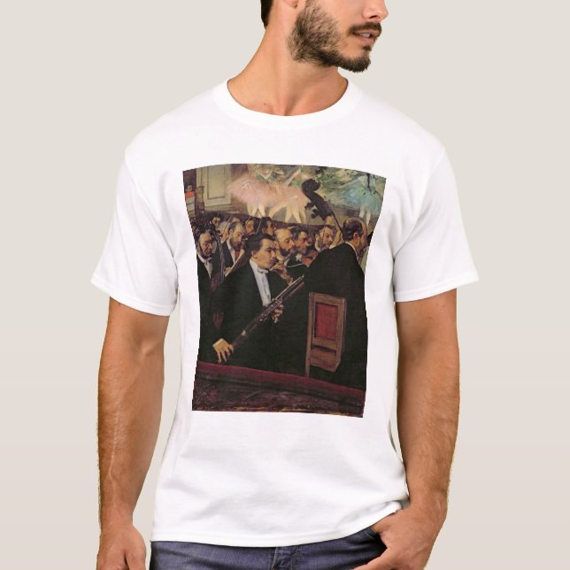 T-shirt Edgar Degas | l'orchestre d'opéra, c.1870 (Devant)