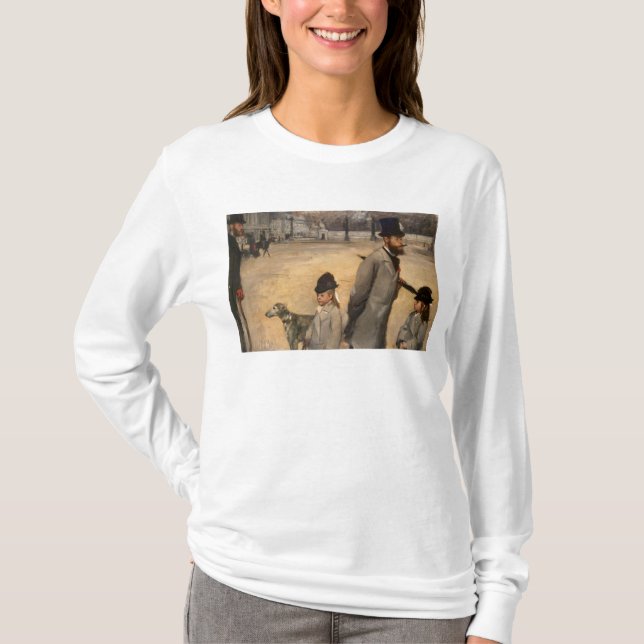 T-shirt Edgar Degas | Place de la Concorde, 1875 (Devant)