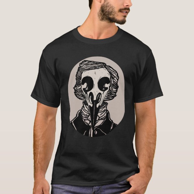 T-shirt Edgar Raven Poe (Devant)