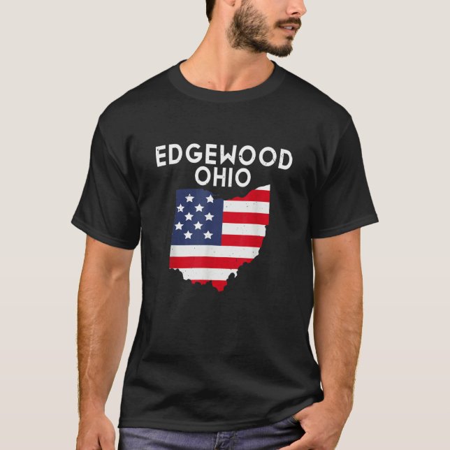 T-shirt Edgewood Ohio USA State America Travel Ohioan (Devant)