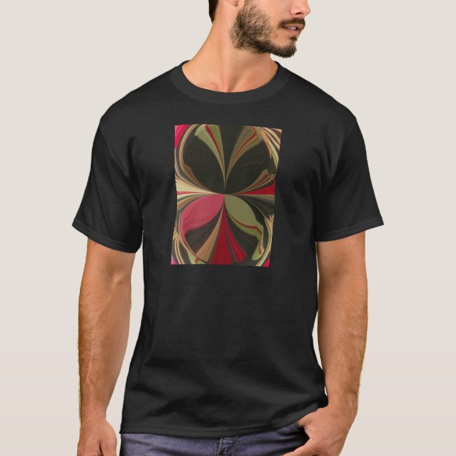 T-shirt Edgy Earth Kaleidoscope Art (Devant)