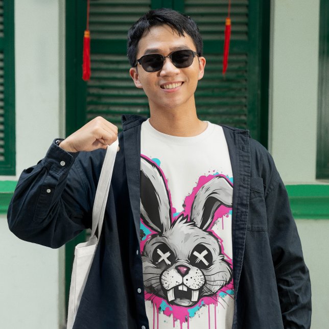 T-shirt Edgy Horror Bunny - Vêtements de rue urbai (Créateur téléchargé)