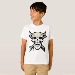 T-shirt "Edgy Visuals : Bold Skull Graphics"