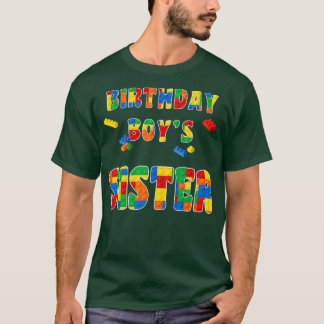 T-shirt Édifice Soeur D'Anniversaire Garçon Coloré