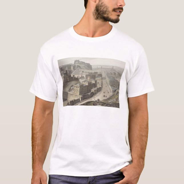 T-shirt Edimbourg, de colline de Calton, 'd'un voyage (Devant)