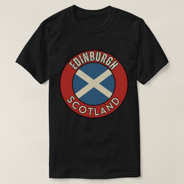 T-shirt Édimbourg, Écosse (Design devant)