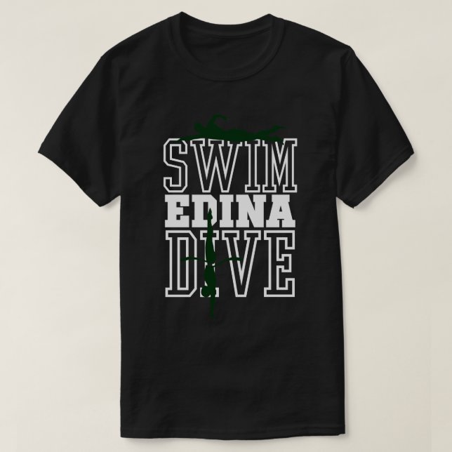 T-shirt Edina Swim Dive Team 13 (Design devant)
