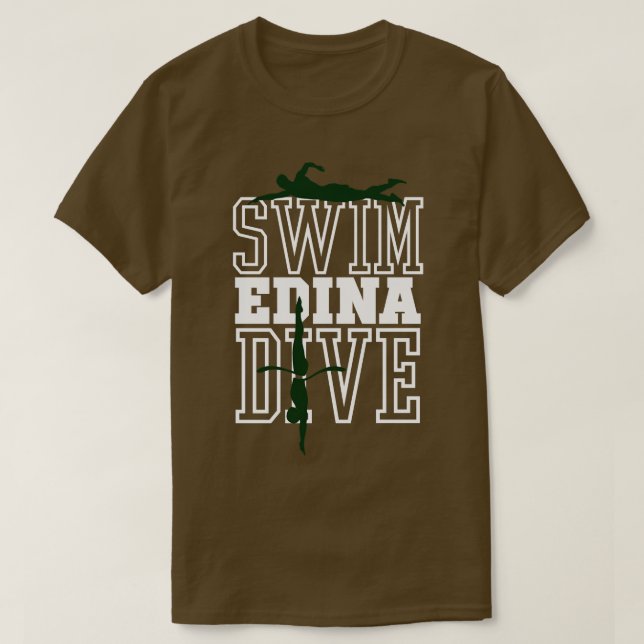 T-shirt Edina Swim Dive Team 13 (Design devant)