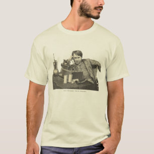 T-shirt Edison au phonographe