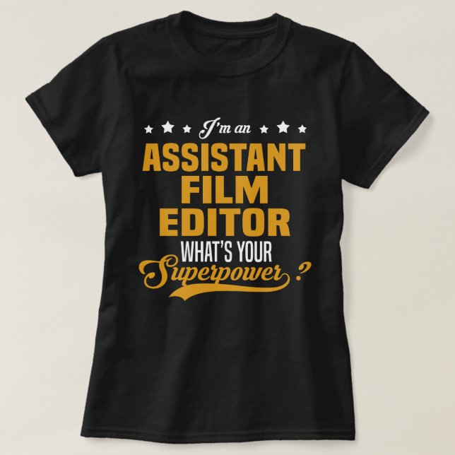 T-shirt Éditeur adjoint (Design devant)
