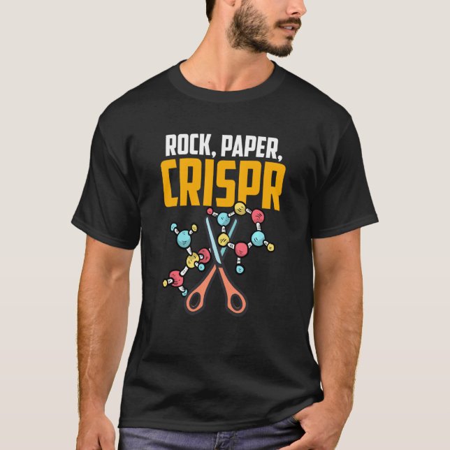 T-shirt Editeur de gènes Crispr Game Rock (Devant)