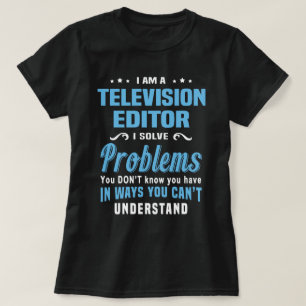 T-shirt Éditeur de télévision