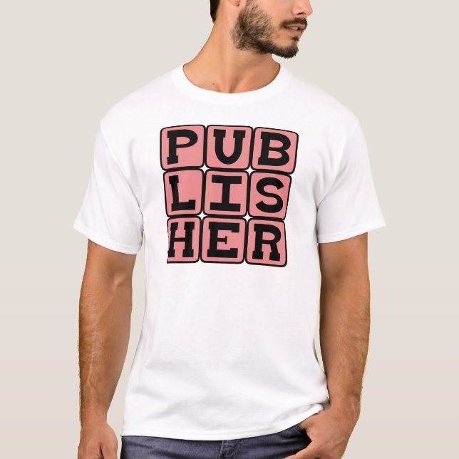 T-shirt Éditeur, fabricant de livres (Devant)