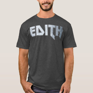 T-shirt Edith en métal lourd