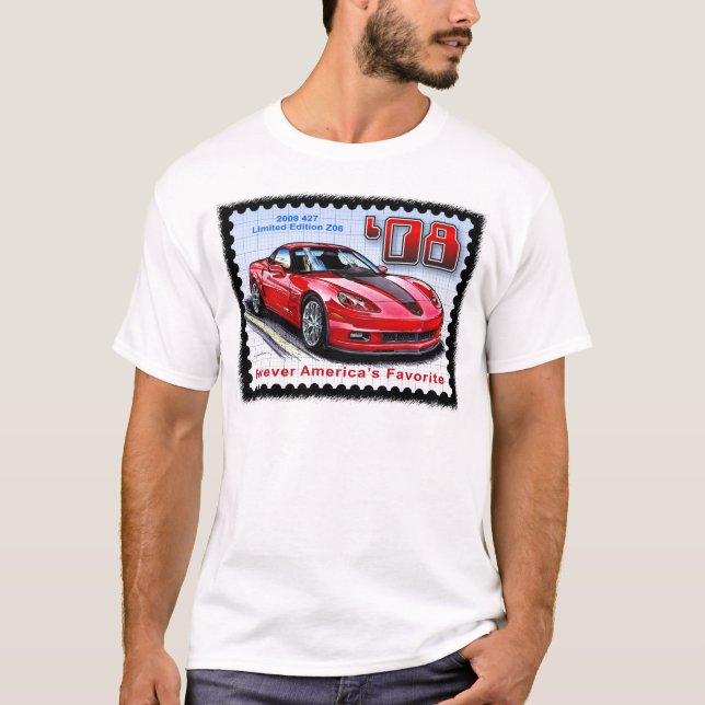 T-shirt édition 2008 de Special Limited Corvette 427 Z06 (Devant)
