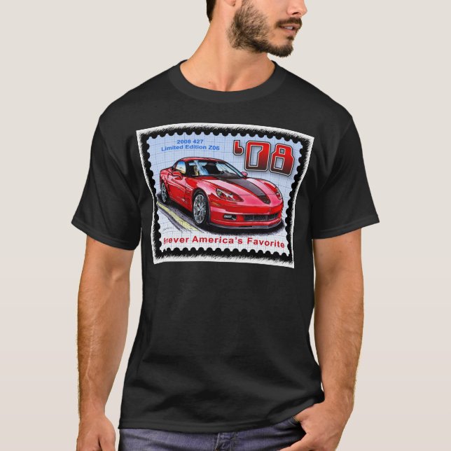 T-shirt édition 2008 de Special Limited Corvette 427 Z06 (Devant)
