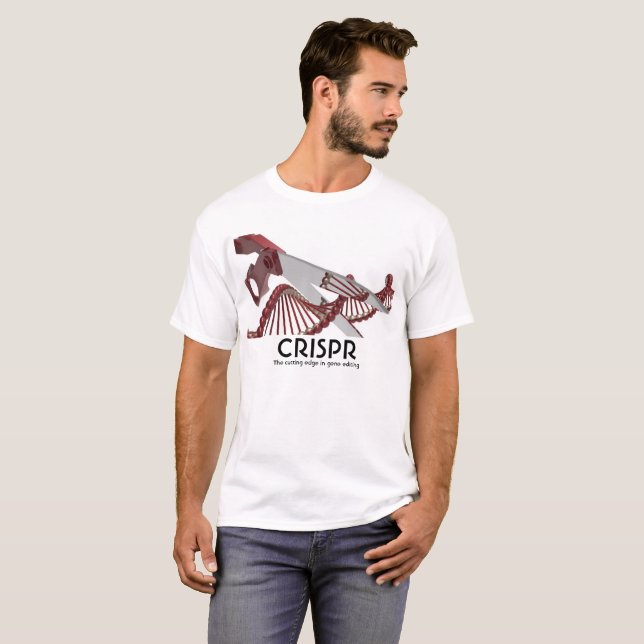 T-shirt Édition de gène de CRISPR (Devant entier)