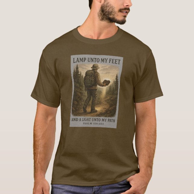 T-shirt Édition "Lampe à mes pieds" (Devant)