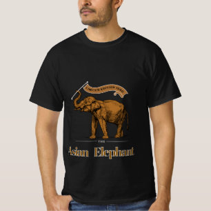 T-shirt Edition limitée 1950 éléphant asiatique pour lui n