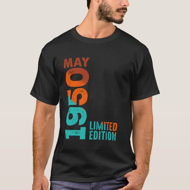 T-shirt Édition Limitée 1950 Mai 1950 (Devant)