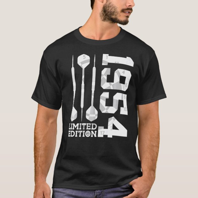 T-shirt ÉDITION LIMITÉE 1954 DARTS 68E ANNIVERSAIRE Prime (Devant)