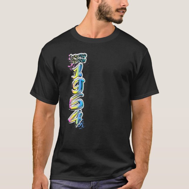 T-shirt Edition limitée 1964 Graffiti Premium (Devant)