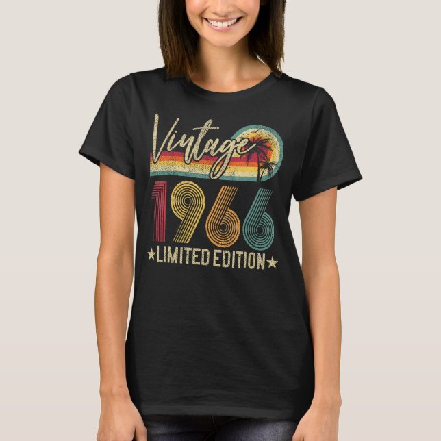 T-shirt Edition Limitée 1966 59e cadeau d'anniversaire 59  (Devant)