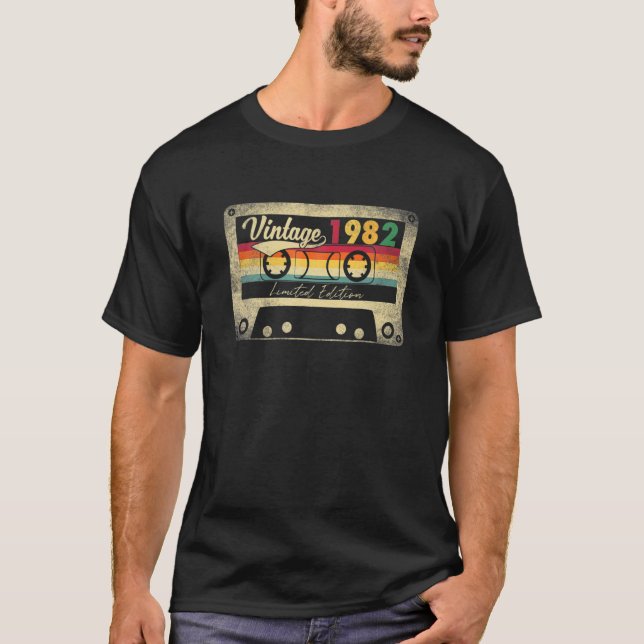 T-shirt Edition Limitée 1982 40E Anniversaire 40 Ans Ga (Devant)
