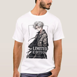 T-shirt Édition Limitée Anime Garçon Grunge Techwear Stree