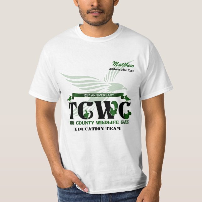 T-shirt Édition limitée d'anniversaire de TCWC 25ème avec (Devant)