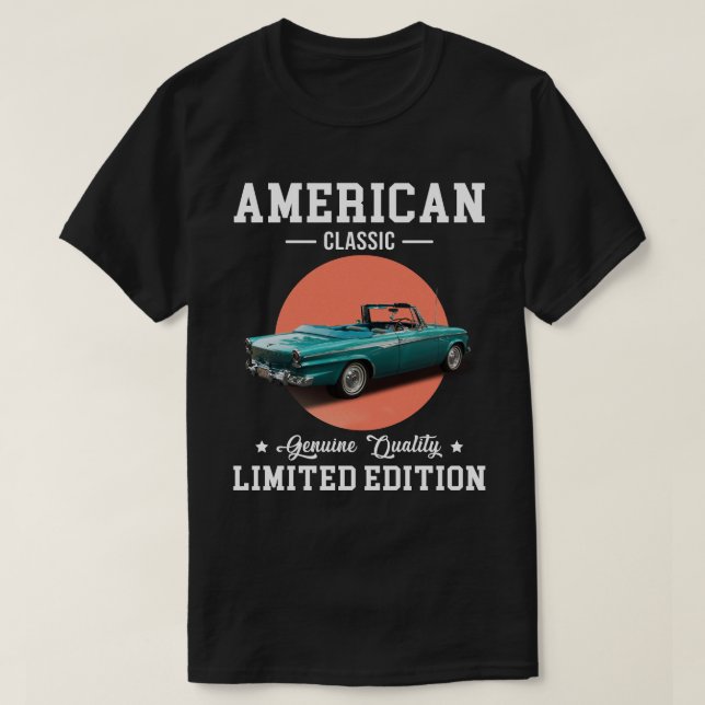 T-shirt édition limitée de qualité classique américaine (Design devant)