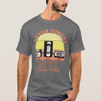 T-shirt Édition limitée de vin d'anniversaire 1973 à ne ja