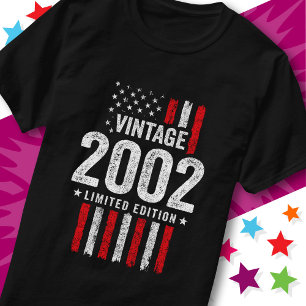 T-shirt Édition limitée drapeau américain étoiles vintage