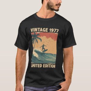 T-shirt Édition limitée F amateur de surf rétro vintage 19