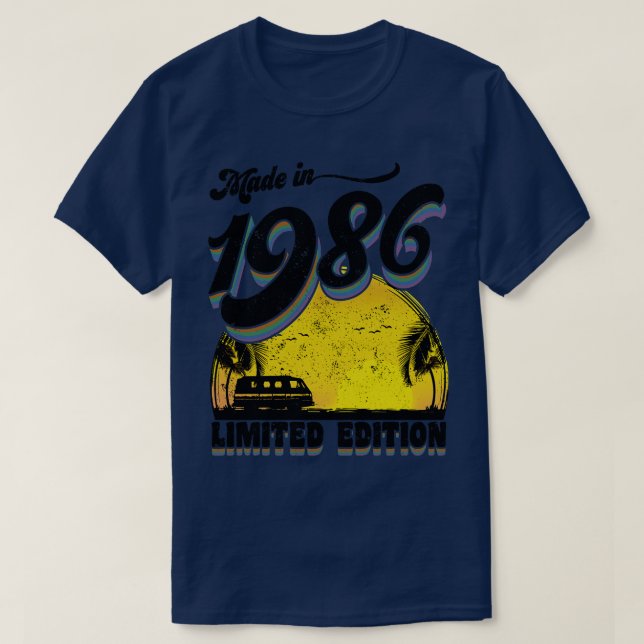 T-shirt Édition limitée fabriquée en 1986 (Design devant)