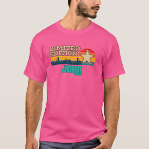 T-shirt Édition limitée Luca Retro Radio Nom de la cassett