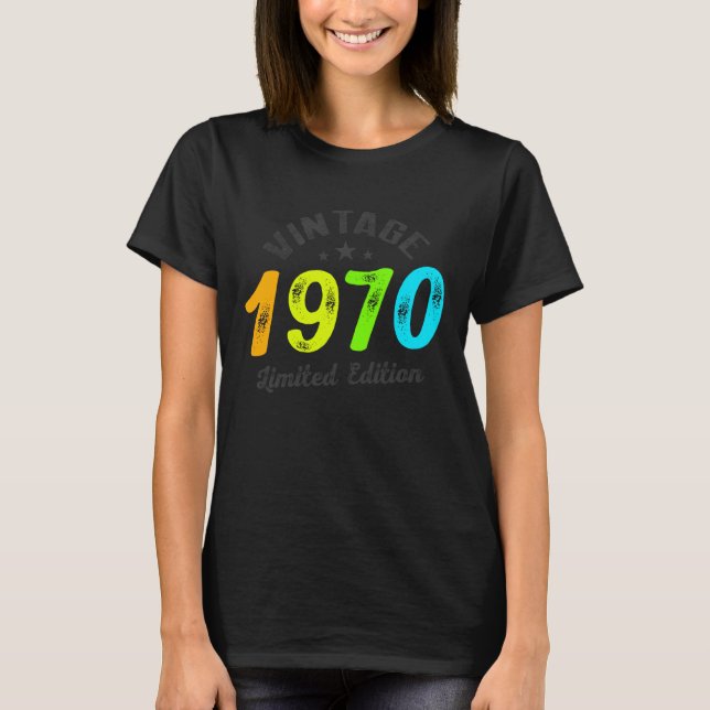 T-shirt Édition Limitée - Millésime 1970 (Devant)