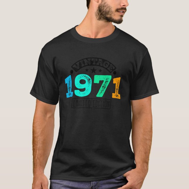 T-shirt Édition Limitée - Millésime 1971 2 (Devant)