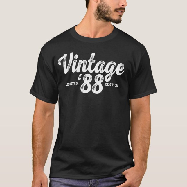 T-shirt Édition Limitée - Millésime 1988 (Devant)