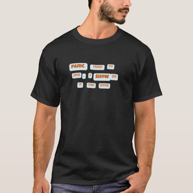 T-Shirt édition limitée PANIC SHOW 781 pièces (Devant)
