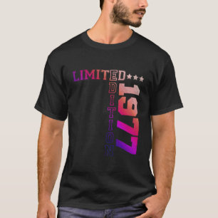 T-shirt Édition limitée Rétro 1977 1977 Vintage 1977